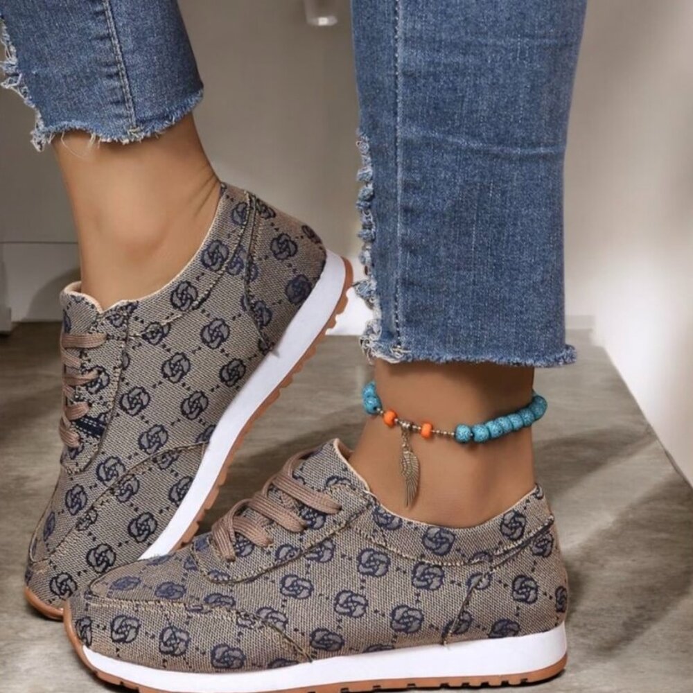 Dark Brown Casual Sneakers - Picture 3 of 6